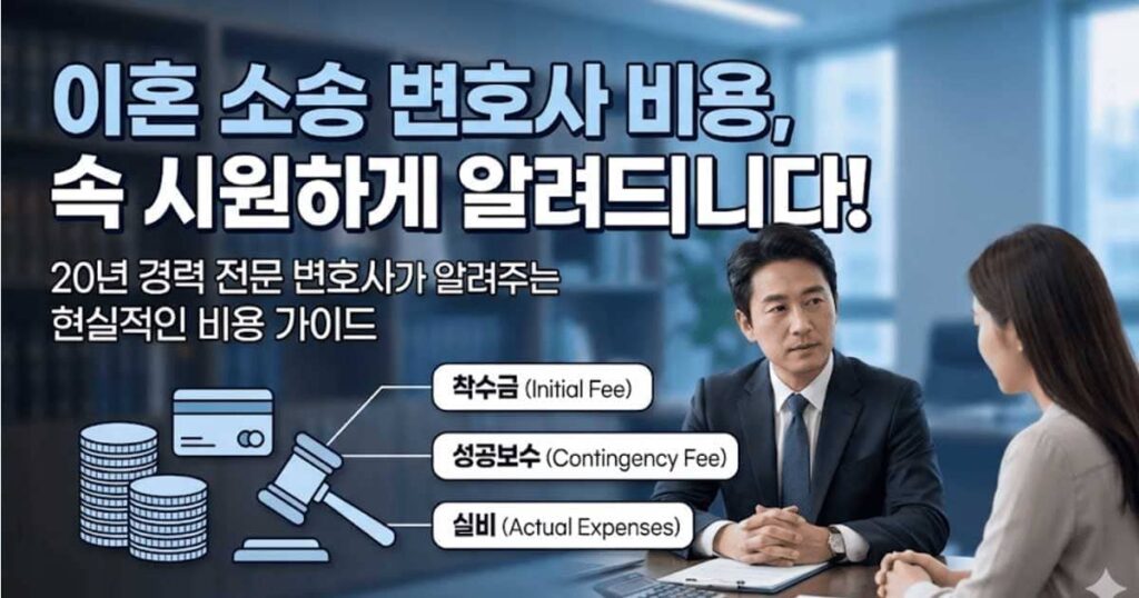 이혼소송변호사비용-정리-2026년