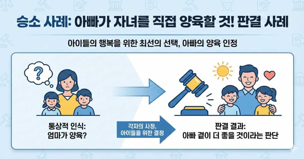 아빠가-자녀를-직접-양육할-것!-판결-사례
