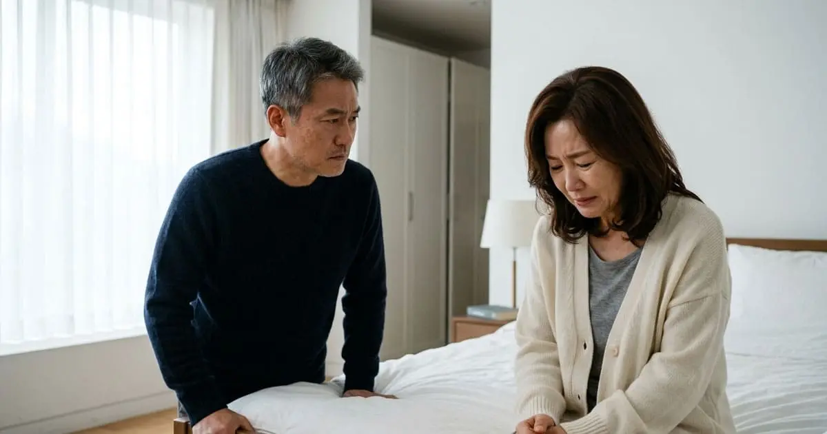 이혼귀책사유 상간남과 바람난 아내를 바라보는 남편