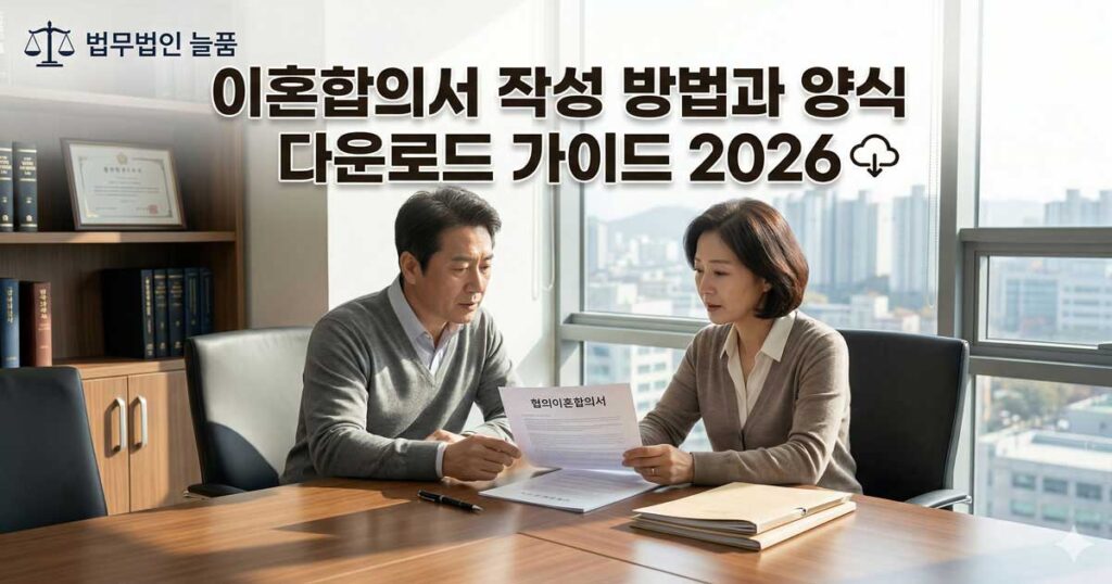 이혼합의서작성방법-및-양식다운로드