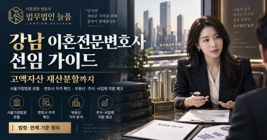 강남이혼전문변호사_이혼전문변호사_늘품